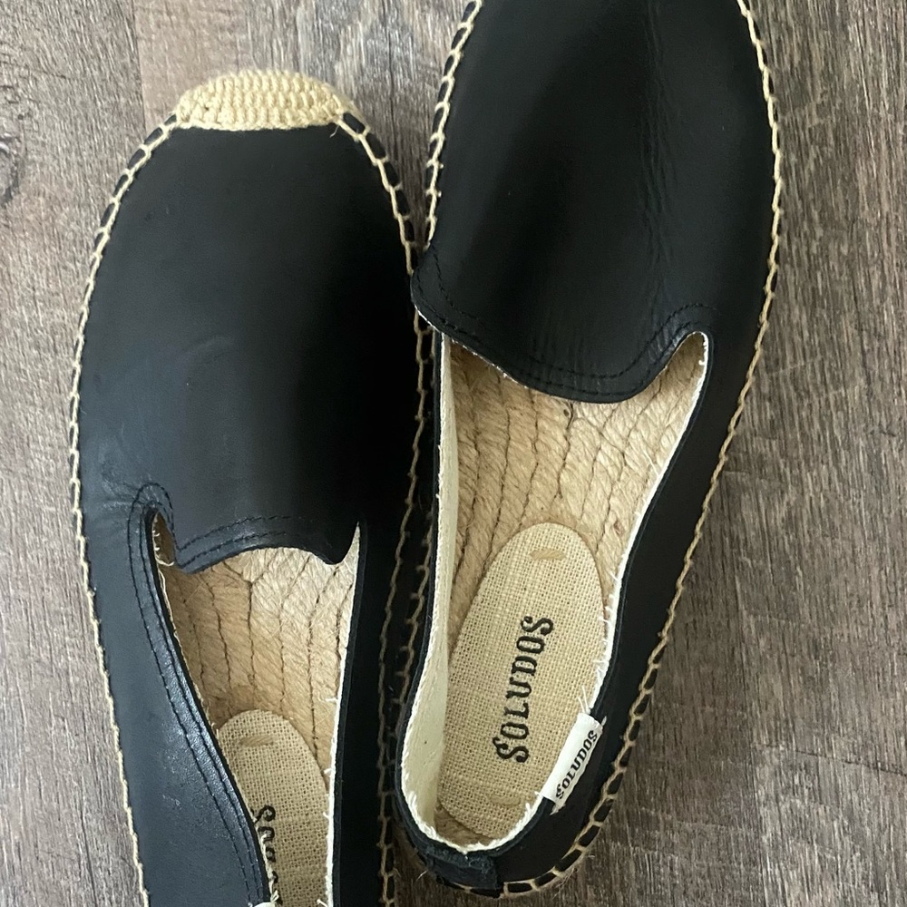Soludos Black Espradilles